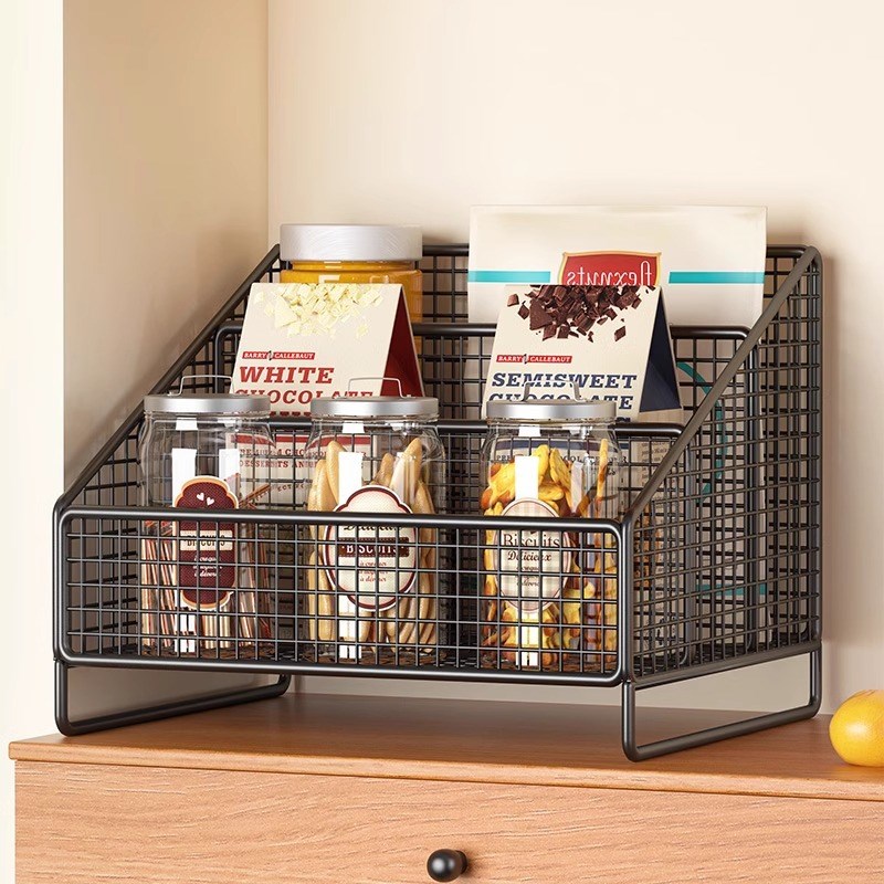 调料置物架厨房用品收纳架家用杯架台面I多功能调味品分格储物架 - 图2