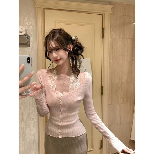 MosesQueen魔西女王蕾丝挂脖带胸垫吊带背心内搭打底外穿美背上衣 - 图1