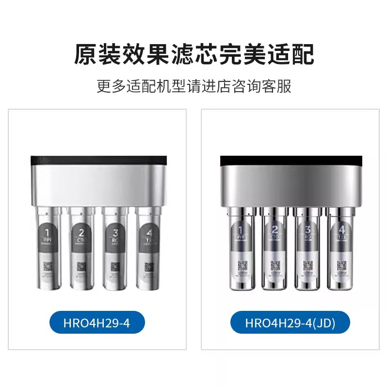 适配海尔净水器滤芯HRO4H29-4/4H56-3/4H55-3/4H61-3/6H61/6H56-3 - 图1