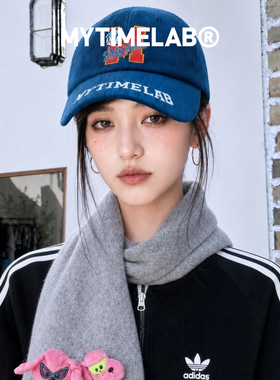 MYTIMELAB摩太潮玩Monita灯芯绒绣花棒球帽休闲遮阳鸭舌帽 清仓