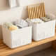 Storage box with lid large capacity household storage basket