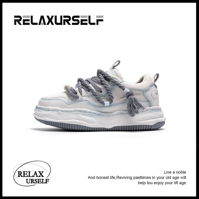 RELAXURSELF秋季2025新款潮鞋男百搭休闲鞋子男士增高鞋情侣板鞋,淘宝优惠券,粉丝福利购,淘宝优惠卷