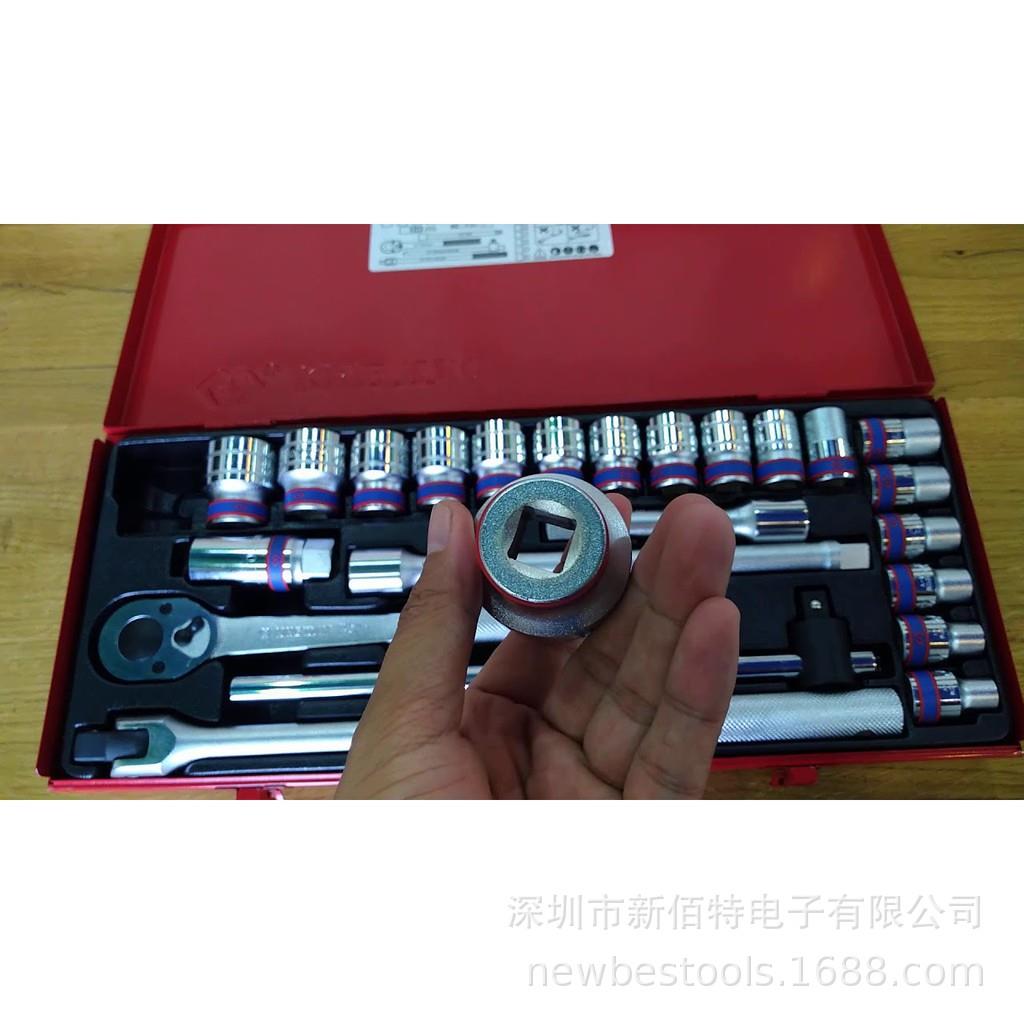 公制6角套筒扳手装梅花棘轮汽保套件3/8