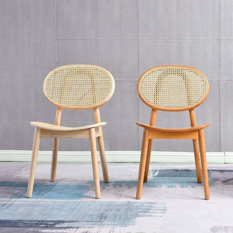 北欧白蜡木实木椅子藤编靠背椅书桌椅休闲椅舒适餐椅简约家用藤椅,淘宝优惠券,粉丝福利购,淘宝优惠卷