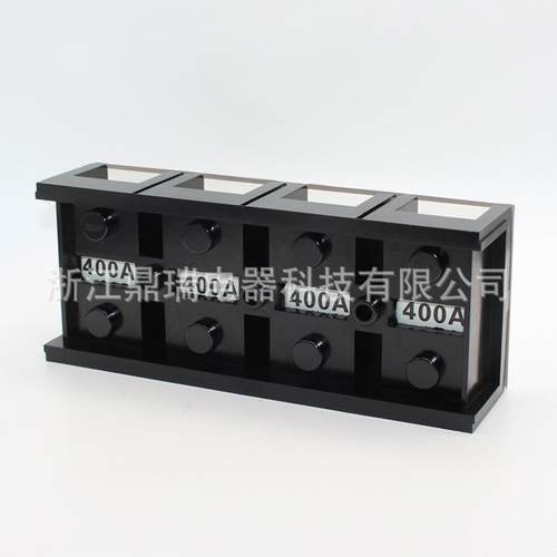 (TC-4004)(400A4P)固定式大电流接线端子阻燃接线排胶木加厚铜件 - 图0
