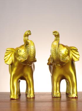 铜大象 铜吸水大象吸水象 铜工艺品家居礼品办公桌摆件 和气象