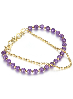 OKOFS925银水晶叠搭手链通勤约会