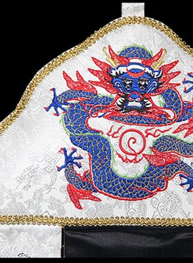 道家佛家刺绣f挂幡白色系列龙门长幡接引幡幢帆龙帐八卦幡道幡桌