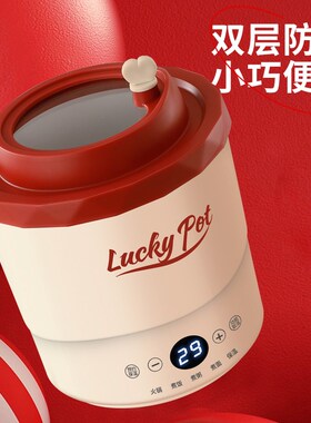 办公室多功能一个人的宿舍用一体迷你电K煮锅小型1一2人便携小型
