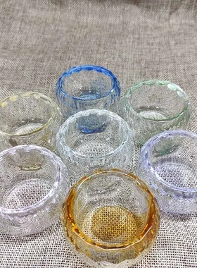 6厘米水晶杯透明水晶碗佛堂圣水碗供水碗调精油面膜碗圣水杯