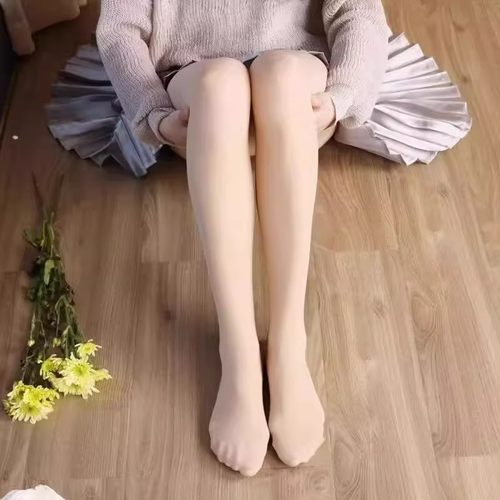 白丝袜纯欲性感黑丝jk打底裤肤色纯欲连裤袜天鹅绒少女制服袜子 - 图1