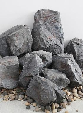 仿真石头悬浮泡沫石室内楼梯下景观软装造景玻璃钢雕塑假山摆件