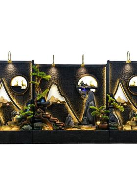 水幕墙流水屏风摆件公司酒店水景观装饰假山喷泉花园庭院水池造景