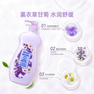 【全家享】强生家庭装沐浴露720g