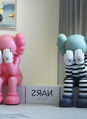 暴力熊大型摆件工艺品芝麻街公仔客厅电视柜办公室电视柜礼品雕塑