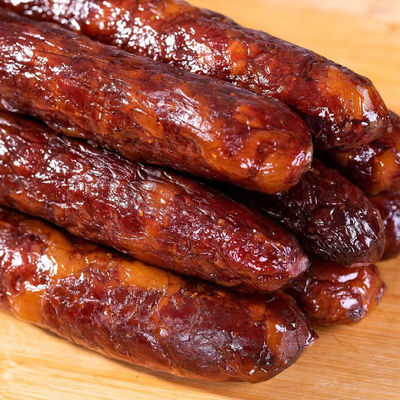 腊肠麻辣五香香肠纯肉正宗农家自制风干川味烟熏腊肉辣肠腊味500g
