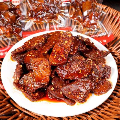 柴火猪肝烟熏湖南特产追剧下酒开袋即食卤味熟食零食小吃休闲夜宵