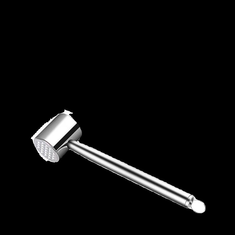 牛排锤肉器304不锈钢实心双面家用肉锤锤打松肉嫩肉敲肉锤子夏季