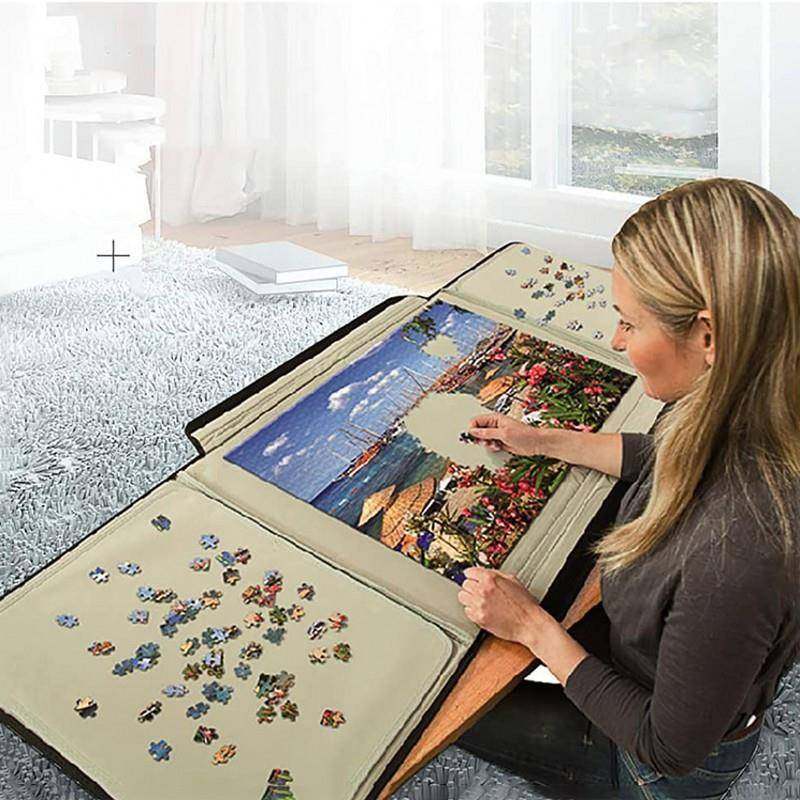 新品高品质专业拼图垫板可折叠成人儿童拼图收纳板辅助工具,淘宝优惠券,粉丝福利购,淘宝优惠卷