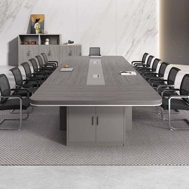 现代办公家具办公桌板式长方形大型会议桌长桌洽谈桌椅组合大尺寸,淘宝优惠券,粉丝福利购,淘宝优惠卷