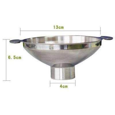 不锈钢大口径双耳漏斗 加粉漏斗果酱料漏斗酒油泡菜灌装漏斗,淘宝优惠券,粉丝福利购,淘宝优惠卷