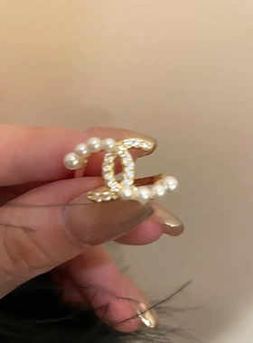 真金电镀锆石皮革缠绕开口戒指小众时尚食指戒个性气质配饰女