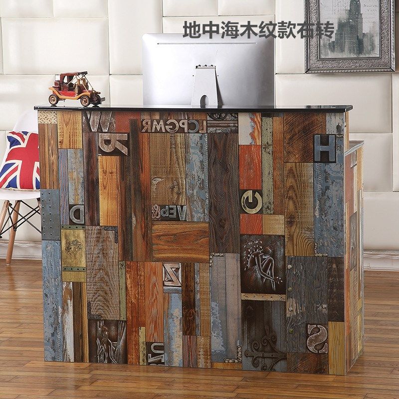 转角收银台服装店复古吧台前台理发店小吧台店铺便利店收款台柜台,淘宝优惠券,粉丝福利购,淘宝优惠卷