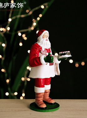 圣诞装饰品圣诞老人公仔摆件圣诞节礼物小礼品场景布置用品工艺品