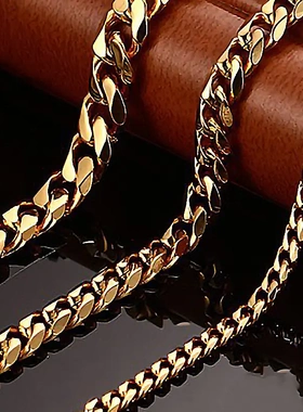 韩版hiphop项链男士潮人锁骨链女个性情侣链子街头学生嘻哈装饰品