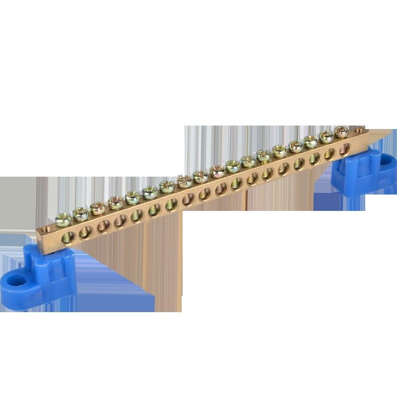 零线端子排18位接线零排汇流并线器接地排线排铜配电箱电柜连接器,淘宝优惠券,粉丝福利购,淘宝优惠卷