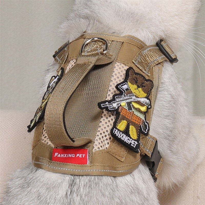 猫咪牵引绳猫外出专用防挣脱绳子宠物遛猫绳链子背心式手提胸背带,淘宝优惠券,粉丝福利购,淘宝优惠卷