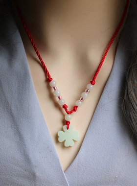 夜光石情侣项链发光的葫芦星星挂件送女友礼物潮男个性吊坠十字架