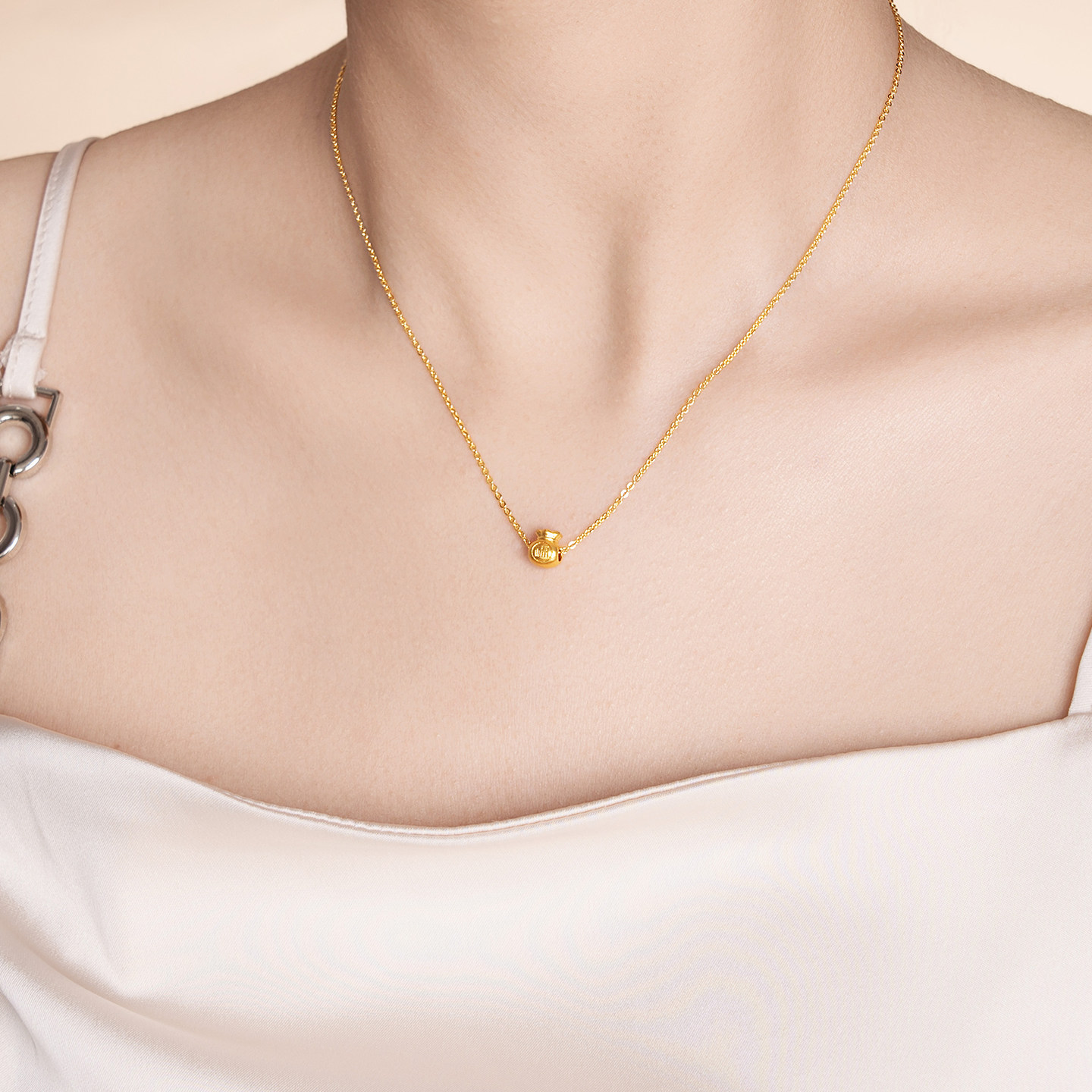 水贝黄金官方旗舰店999足金福袋转运珠吊坠项链小克重礼物送女友,淘宝优惠券,粉丝福利购,淘宝优惠卷