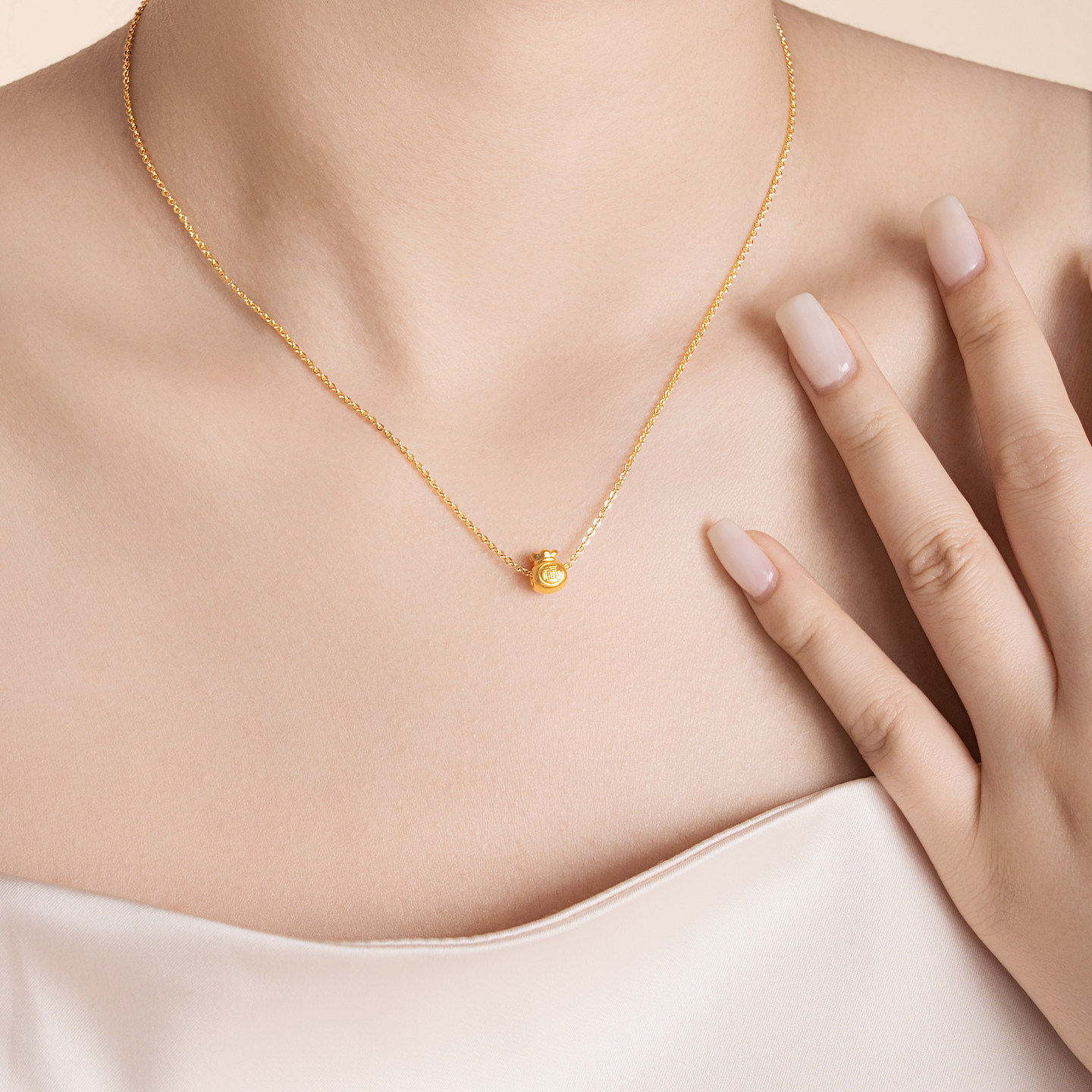 水贝黄金官方旗舰店999足金福袋转运珠吊坠项链小克重礼物送女友,淘宝优惠券,粉丝福利购,淘宝优惠卷