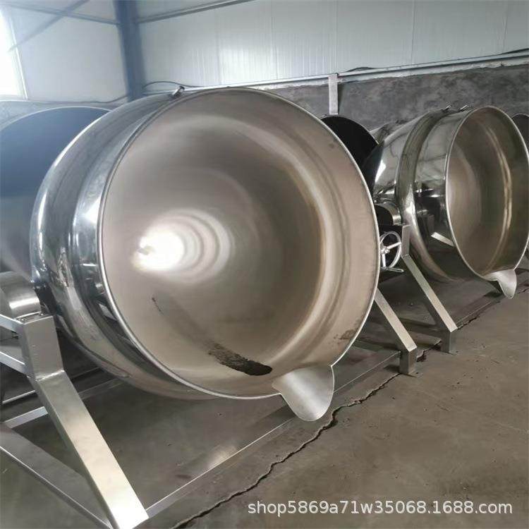 电加热搅拌夹层锅豆浆蒸煮设备锅熬糖304不锈钢可倾式自动搅拌夹,淘宝优惠券,粉丝福利购,淘宝优惠卷