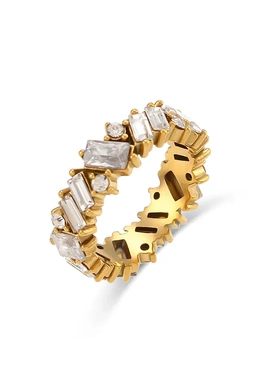 欧美饰品时尚个性满钻锆石戒指气质唯美时尚手饰戒指女