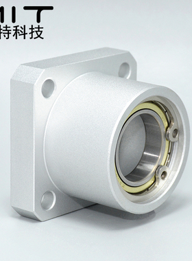 BASB方形法兰型轴承座铝合金带扣环凸轮双轴承随动器光轴固定座2