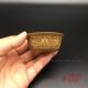Antique brass small bowl small ornaments solid copper bowl tribute bowl auspicious eight treasures pattern copper utensils antique copperware