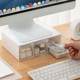 Multifunctional computer monitor increased elevated desktop storage box pad display base desktop screen office desk desk