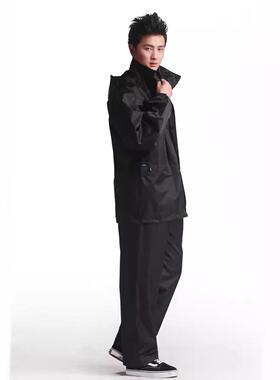 正招反光加厚时尚雨衣工地劳保雨衣套服装男女分体雨衣