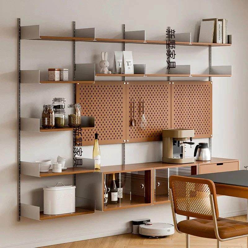 中古轨道置物架客厅多功能陈列架卧室可调节书架壁挂式多层储物柜,淘宝优惠券,粉丝福利购,淘宝优惠卷