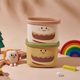 Mini desktop trash can small hamburger style cute living room garbage storage box bathroom face towel storage box