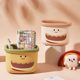 Mini desktop trash can small hamburger style cute living room garbage storage box bathroom face towel storage box