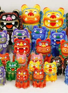 狮三百|狮圆圆 泉州文创小狮子摆件办公治愈解压桌面装饰生日礼物