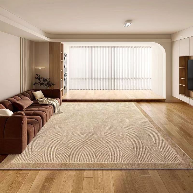 纯色客厅地毯大面积全铺轻奢高级感耐脏易打理圈绒沙发茶几垫,淘宝优惠券,粉丝福利购,淘宝优惠卷