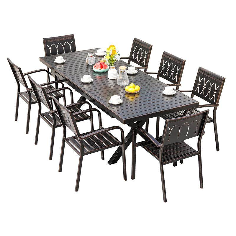 户外桌椅拉伸台铝合金桌子铸铝椅室外花园庭院餐桌椅户外桌椅,淘宝优惠券,粉丝福利购,淘宝优惠卷