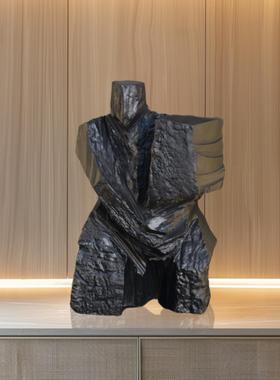 客厅办公室中式摆设家居抽象人物雕塑侘寂风摆件房间软装装饰布置