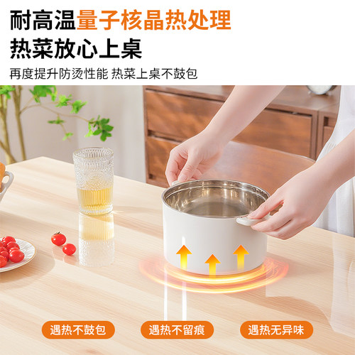 pvc新款防水电视柜玻璃透明餐桌垫桌布防烫防油免洗茶几垫水晶板 - 图0