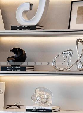 空合 现代欧式水滴陀螺音符摆件 样板间售楼处书房电视柜装饰品