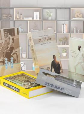 现代简约中式装饰书办公室书房假书摆件商场样板间仿真书道具模型